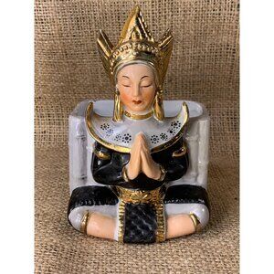 Vintage Noritake Bali Dancer Hand Painted Planter Made in Japan AS IS